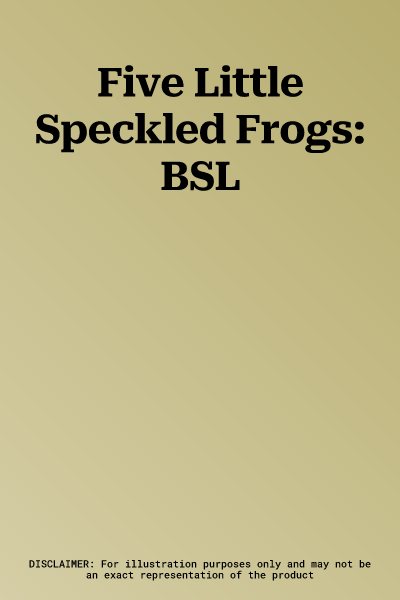 Five Little Speckled Frogs: BSL