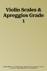 Violin Scales & Apreggios Grade 1