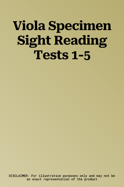 Viola Specimen Sight Reading Tests 1-5