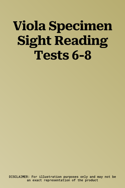 Viola Specimen Sight Reading Tests 6-8