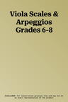 Viola Scales & Arpeggios Grades 6-8