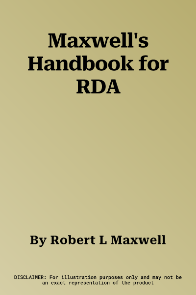 Maxwell's Handbook for RDA