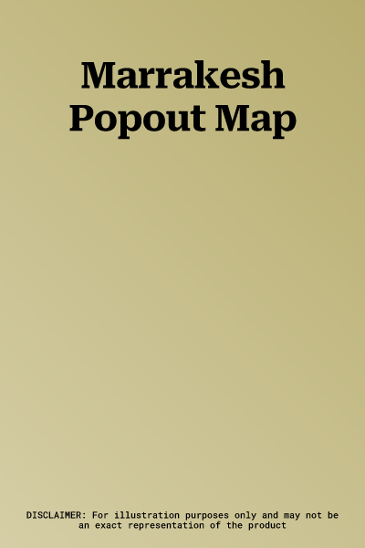 Marrakesh Popout Map