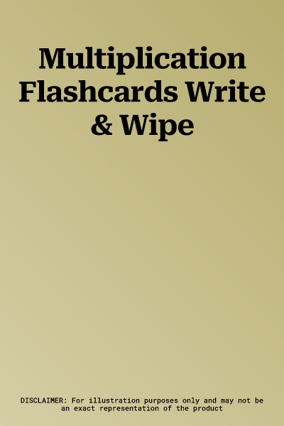 Multiplication Flashcards Write & Wipe