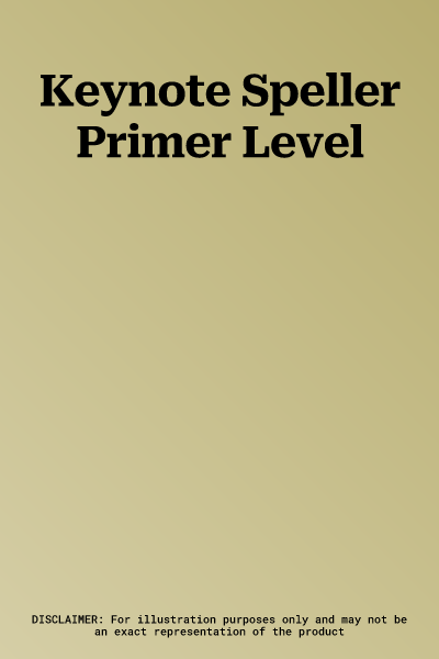 Keynote Speller Primer Level