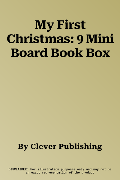 My First Christmas: 9 Mini Board Book Box