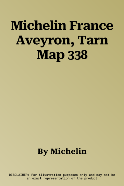 Michelin France Aveyron, Tarn Map 338