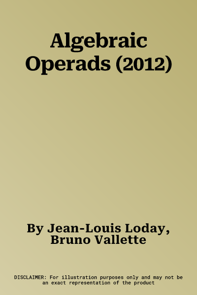 Algebraic Operads (2012)