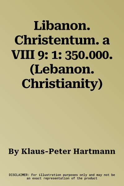 Libanon. Christentum. a VIII 9: 1: 350.000. (Lebanon. Christianity)