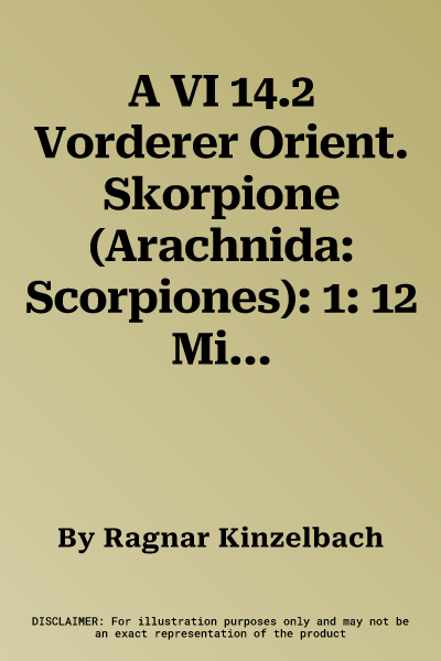 A VI 14.2 Vorderer Orient. Skorpione (Arachnida: Scorpiones): 1: 12 Mio. (Middle East. Scorpions)