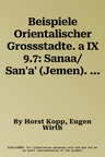 Beispiele Orientalischer Grossstadte. a IX 9.7: Sanaa/San'a' (Jemen). Funktionale Gliederung1: 6.250