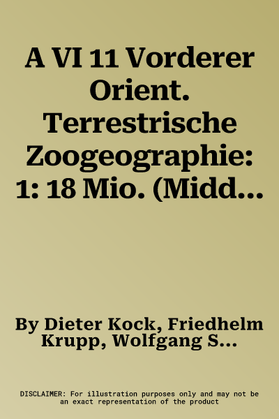 A VI 11 Vorderer Orient. Terrestrische Zoogeographie: 1: 18 Mio. (Middle East. Terrestrial Zoogeography)