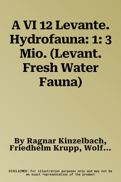 A VI 12 Levante. Hydrofauna: 1: 3 Mio. (Levant. Fresh Water Fauna)