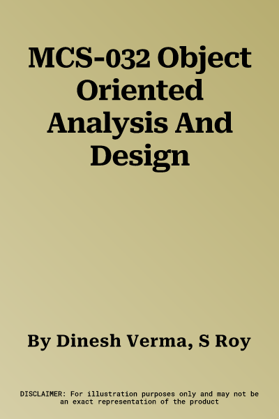 MCS-032 Object Oriented Analysis And Design