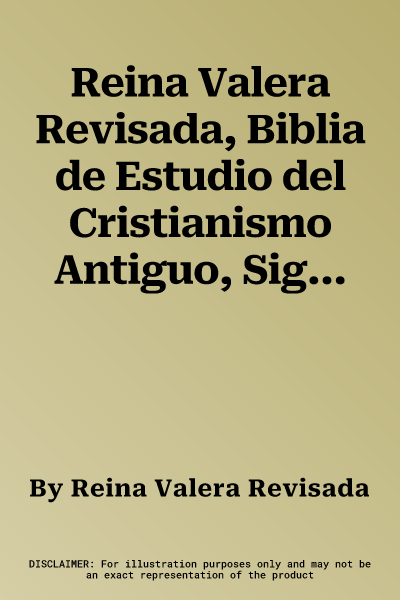 Reina Valera Revisada, Biblia de Estudio del Cristianismo Antiguo, Siglos I Al VI, Leathersoft, Negro, Interior a DOS Colores, Con Índice, Palabras de