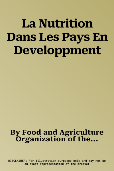 La Nutrition Dans Les Pays En Developpment