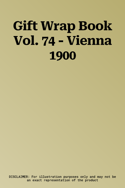 Gift Wrap Book Vol. 74 - Vienna 1900