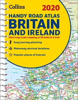 2020 Collins Handy Road Atlas Britain and Ireland (New Edition, New)