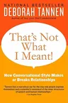 That's Not What I Meant!: How Conversational Style Makes or Breaks Relationships