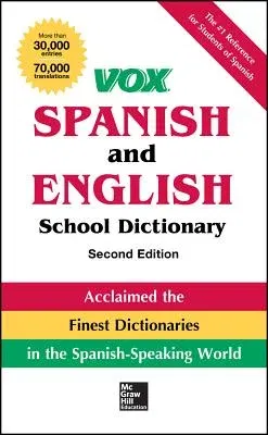 Vox Spanish and English School Dictionary, Paperback, 2nd Edition (Revised)