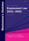 Blackstone's Statutes on Employment Law 2021-2022 (Thirty-First)