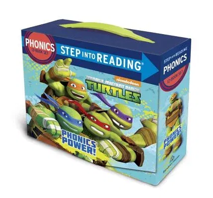 Phonics Power! (Teenage Mutant Ninja Turtles): 12 Step Into Reading Books