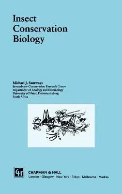 Insect Conservation Biology (Conservation Biology, No 2) (1993)