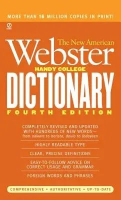 The New American Webster Handy College Dictionary: Fourth Edition (Revised & Updated)