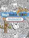 Seek, Sketch and Color Animals (Green)