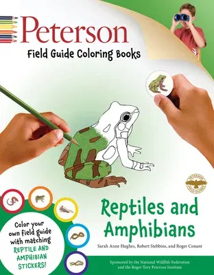 Peterson Field Guide Coloring Books: Reptiles and Amphibians [With Sticker(s)]