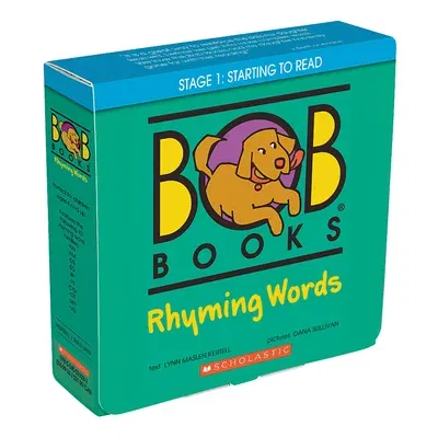 Bob Books - Rhyming Words Box Set Phonics, Ages 4 and Up, Kindergarten, Flashcards (Stage 1: Starting to Read) [With 40 Rhyming Word Puzzle Cards]