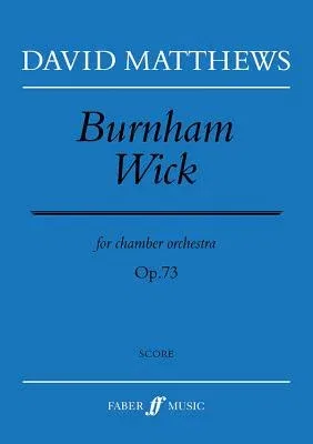 Burnham Wick: Score