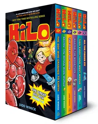 Hilo: The Great Big Box (Books 1-6): (A Graphic Novel Boxed Set)