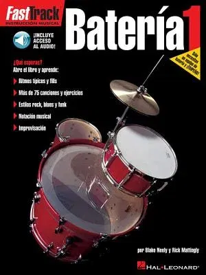 Fasttrack Drums - Book 1 - Spanish Edition Book/Online Audio