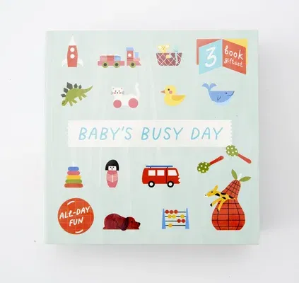 Baby's Busy Day: 3 Book Gift Set - All Day Fun - Board Book, Bath Book, Cloth Book