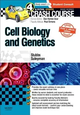 Crash Course Cell Biology and Genetics Updated Print + eBook Edition (Revised)