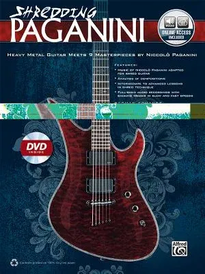 Shredding Paganini: Heavy Metal Guitar Meets 9 Masterpieces by Niccolo Paganini [With CD (Audio) and DVD]