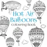 Hot Air Balloons Colouring Book