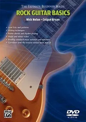 Ultimate Beginner Rock Guitar Basics: Steps One & Two, DVD