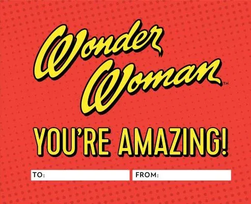 Wonder Woman: You're Amazing!: A Fill-In Book