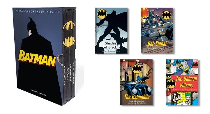 Batman: Chronicles of the Dark Knight: (4 Hardcover, Illustrated Books)