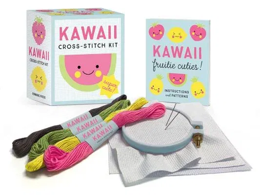 Kawaii Cross-Stitch Kit: Super Cute!