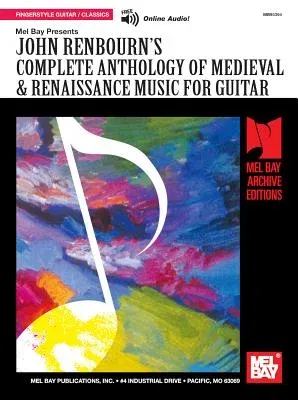 John Renbourn's Complete Anthology of Medieval & Renaissance Music for Guitar