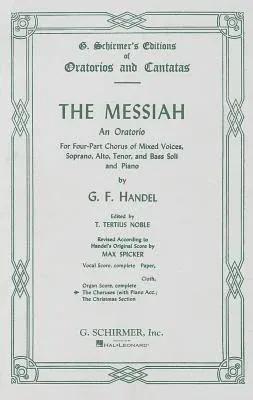 The Messiah: Chorus Parts - Piano