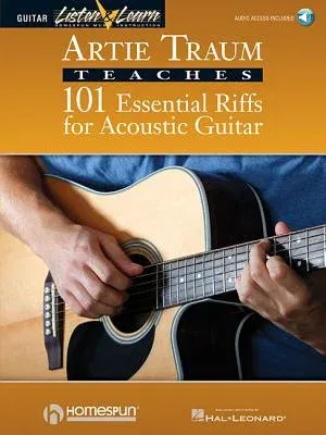 101 Essential Riffs for Acoustic Guitar Book/Online Audio [With Music CD]