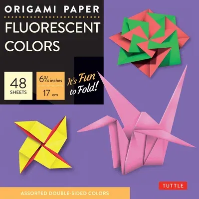 Origami Paper Fluorescent: Perfect for Small Projects or the Beginning Folder