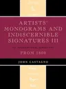 Artists' Monograms and Indiscernible Signatures III: An International Directory