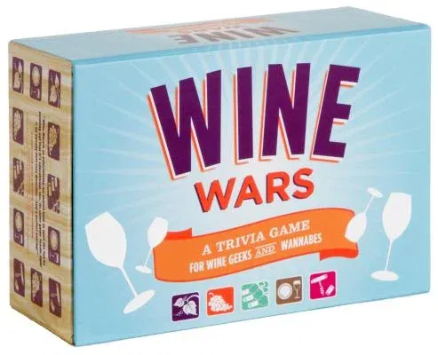 Wine Wars (Game for Adults, Trivia Games, Wine Gifts): A Trivia Game for Wine Geeks and Wannabes (Gifts for Wine Lovers, Wine Lovers Gifts, Wine Gifts