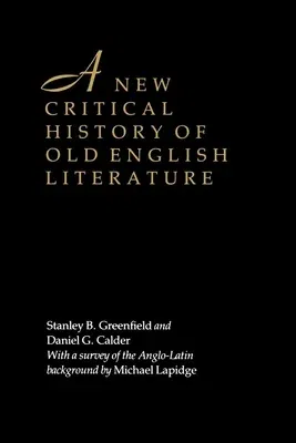 A New Critical History of Old English Literature (Revised)