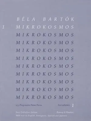 Bela Bartok - Mikrokosmos Volume 1 (Blue): 153 Progressive Piano Pieces